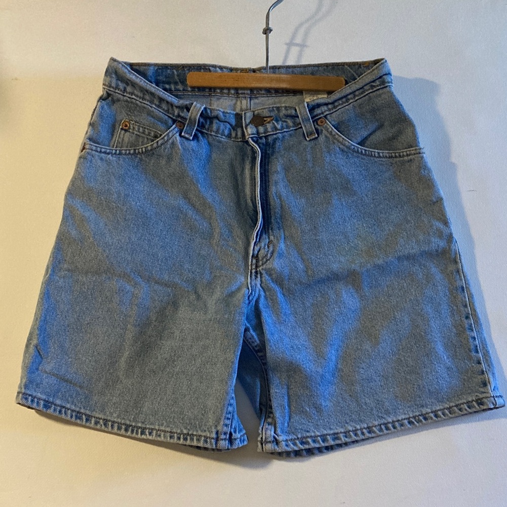 VINTAGE ORANGE LABEL LEVIS SIZE 11 JEAN SHORTS